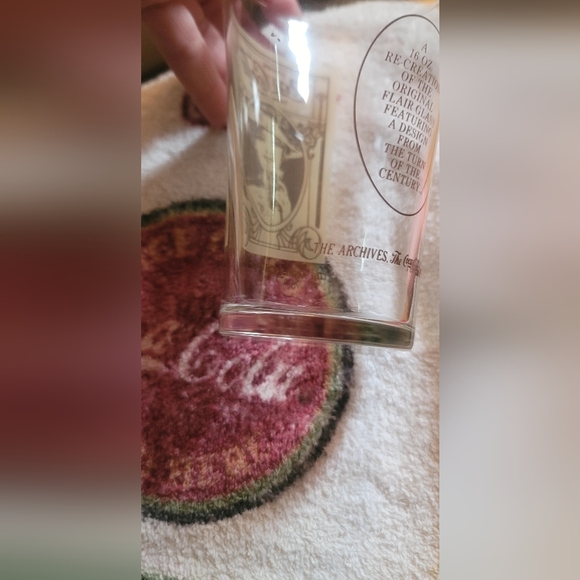 VINTAGE Coca-Cola Tiffany Style, Stained Glass Drinking Glasses/Tumblers 5(+2) - Picture 16 of 16